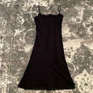 RALPH LAUREN Size 2 Black Slip Dress PERFECT CONDITION